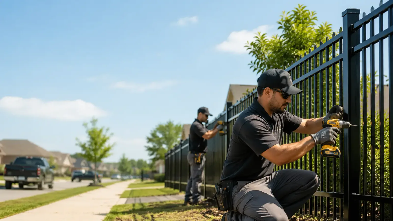 Metal Fence Installation in Traverse City, MI